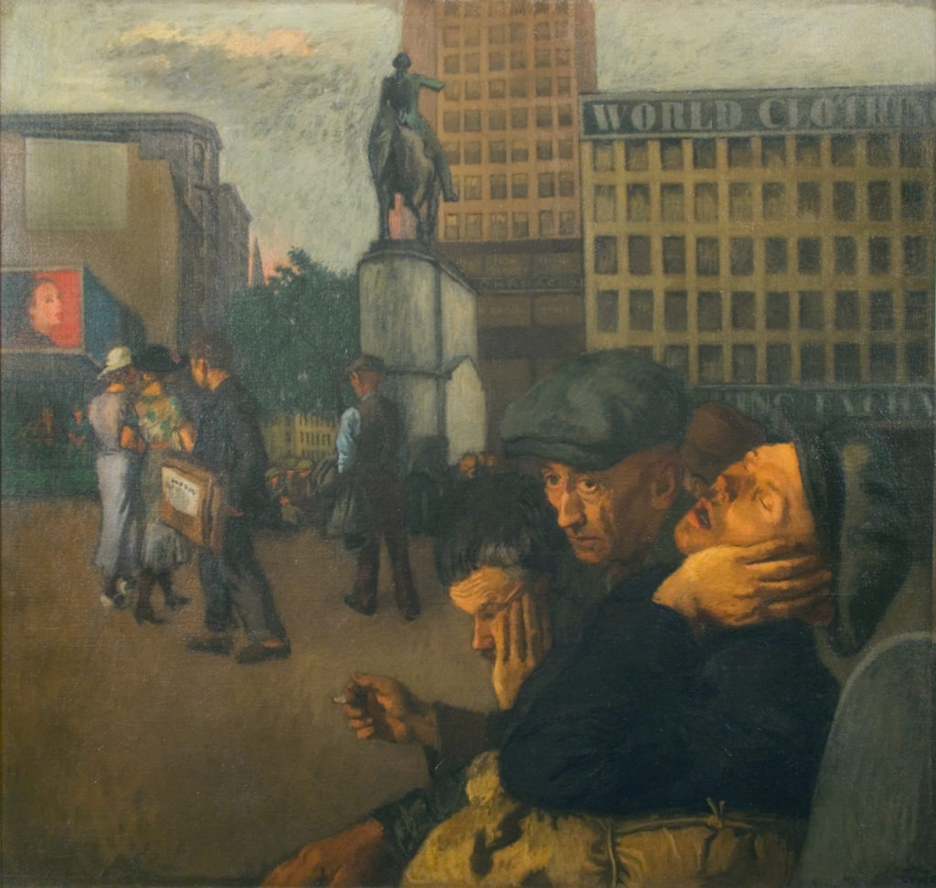 American social realism art - narrative painting