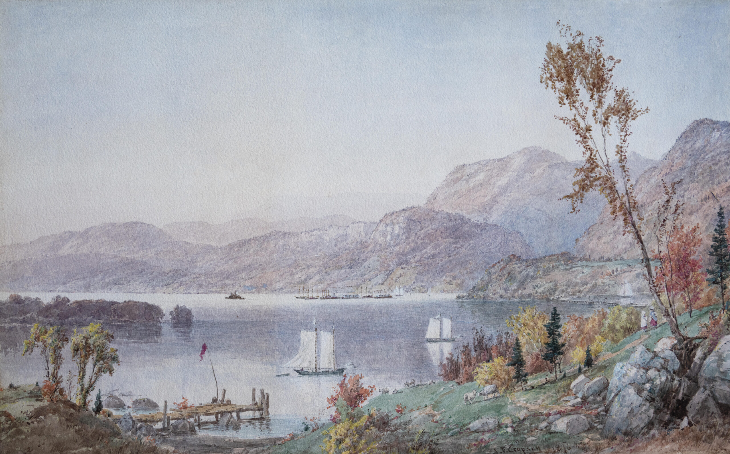 watercolor landscape