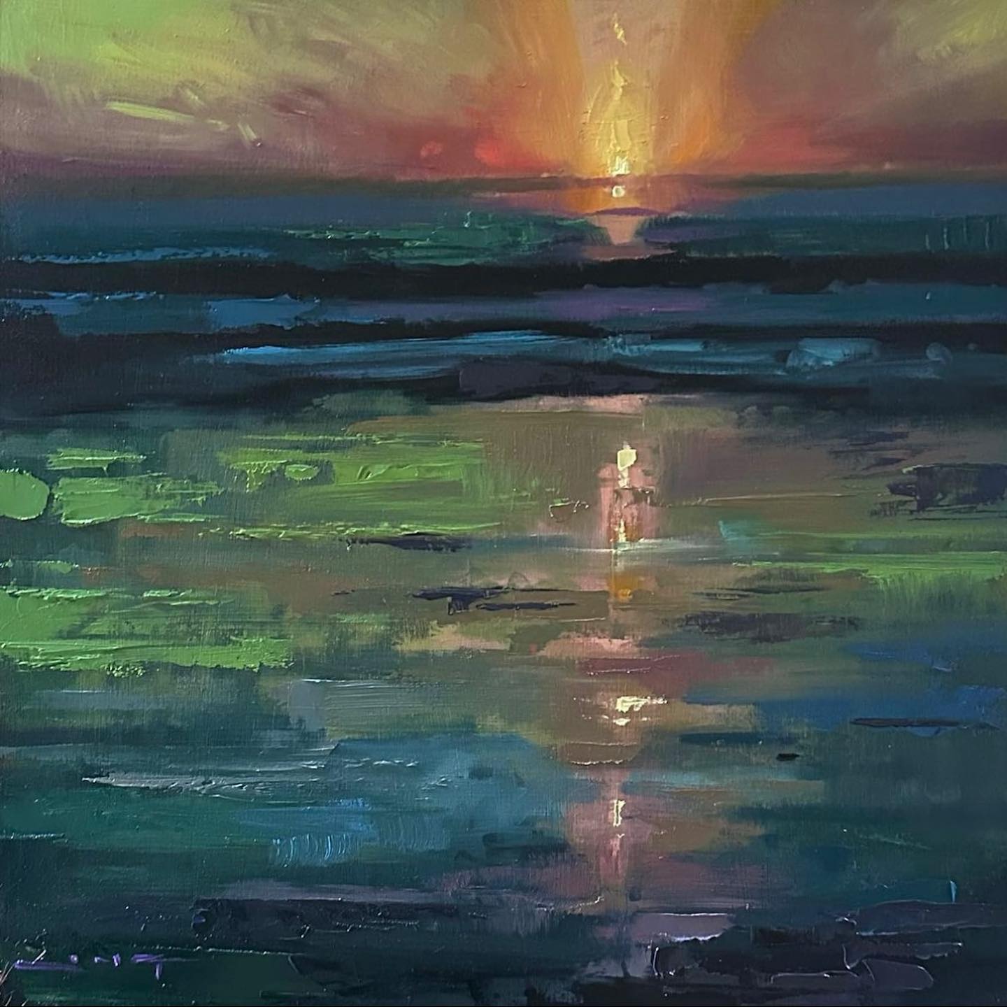 "Gulf Tide No. 2" by Chris Long (@longpainter)