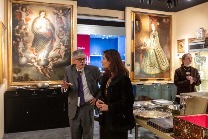 fine art shows - From opening night of The Winter Show in 2023