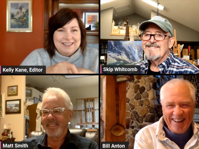 Plein Air Live - Kelly Kane with Skip Whitcomb, Matt Smith, and Bill Anton